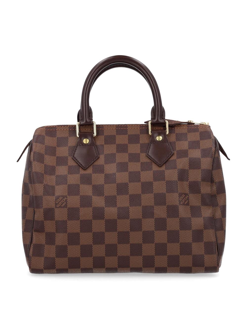 Louis Vuitton Damier Ebene Speedy 25 #372479L13B